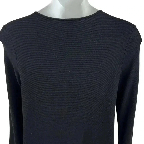 J. Jill Wearever Collection Womens M Ribbed Tunic Sweater Long Sleeve Minimalist - Picture 6 of 14